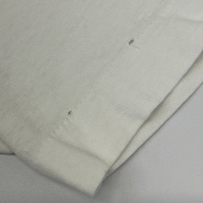 Vintage 80s Distressed Giant Panda Bear T Shirt Hand Painted White Tee S Small