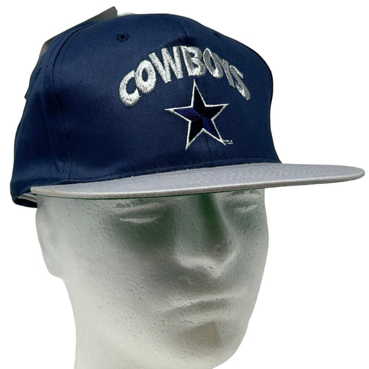 Dallas Cowboys Vintage 90s Snapback Sombrero Equipo NFL Fútbol Azul Gorra de Béisbol Nuevo