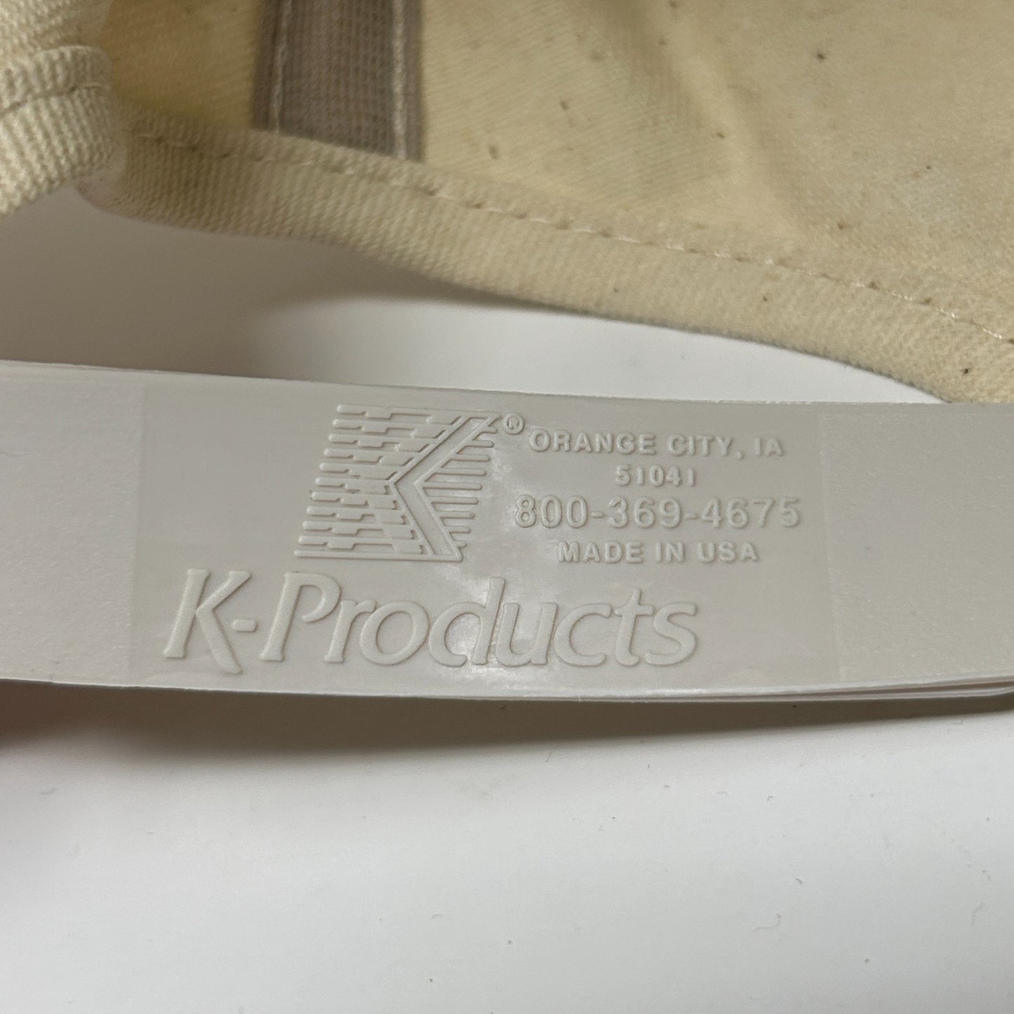 Vintage Asgrow RX770 Seeds Hat Baseball Cap Soybean Snapback K-Products Beige