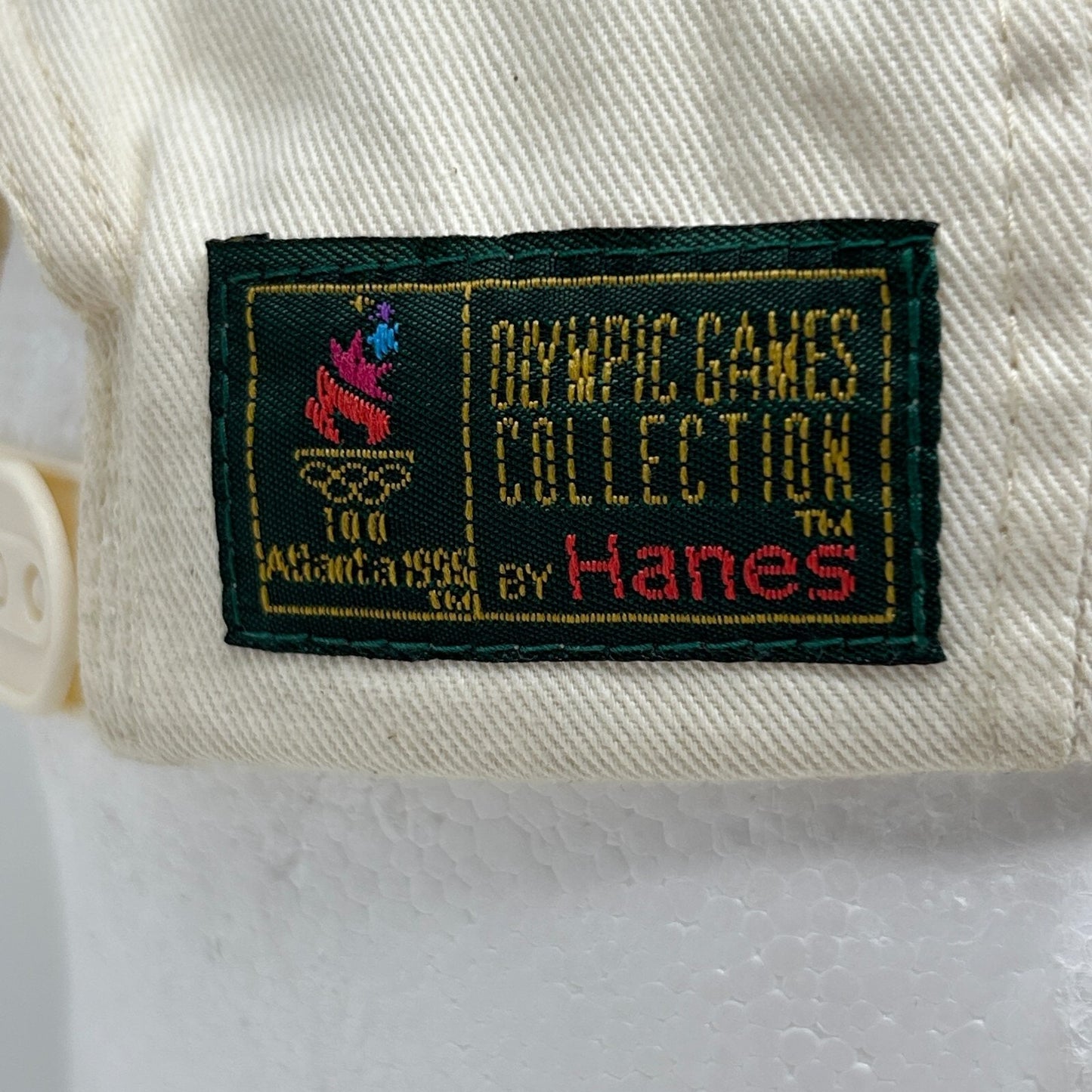 Vintage XXVI Olympiad Atlanta Hat Baseball Cap 1996 Summer Olympic Games White