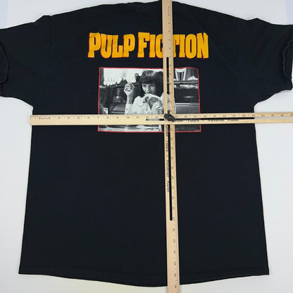 Pulp Fiction T Shirt XL X-Large Black Miramax Movie Film Graphic Tarantino Tee