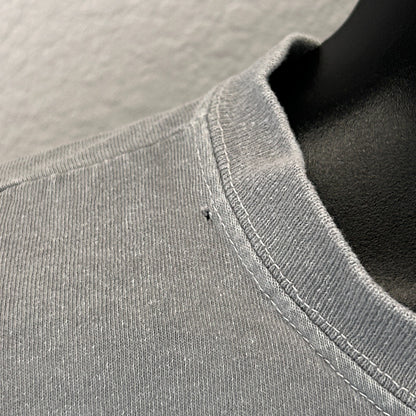 Vintage 90s Old Navy Brand T Shirt Made In USA Gray Graphic Tee Mens XL X-Large