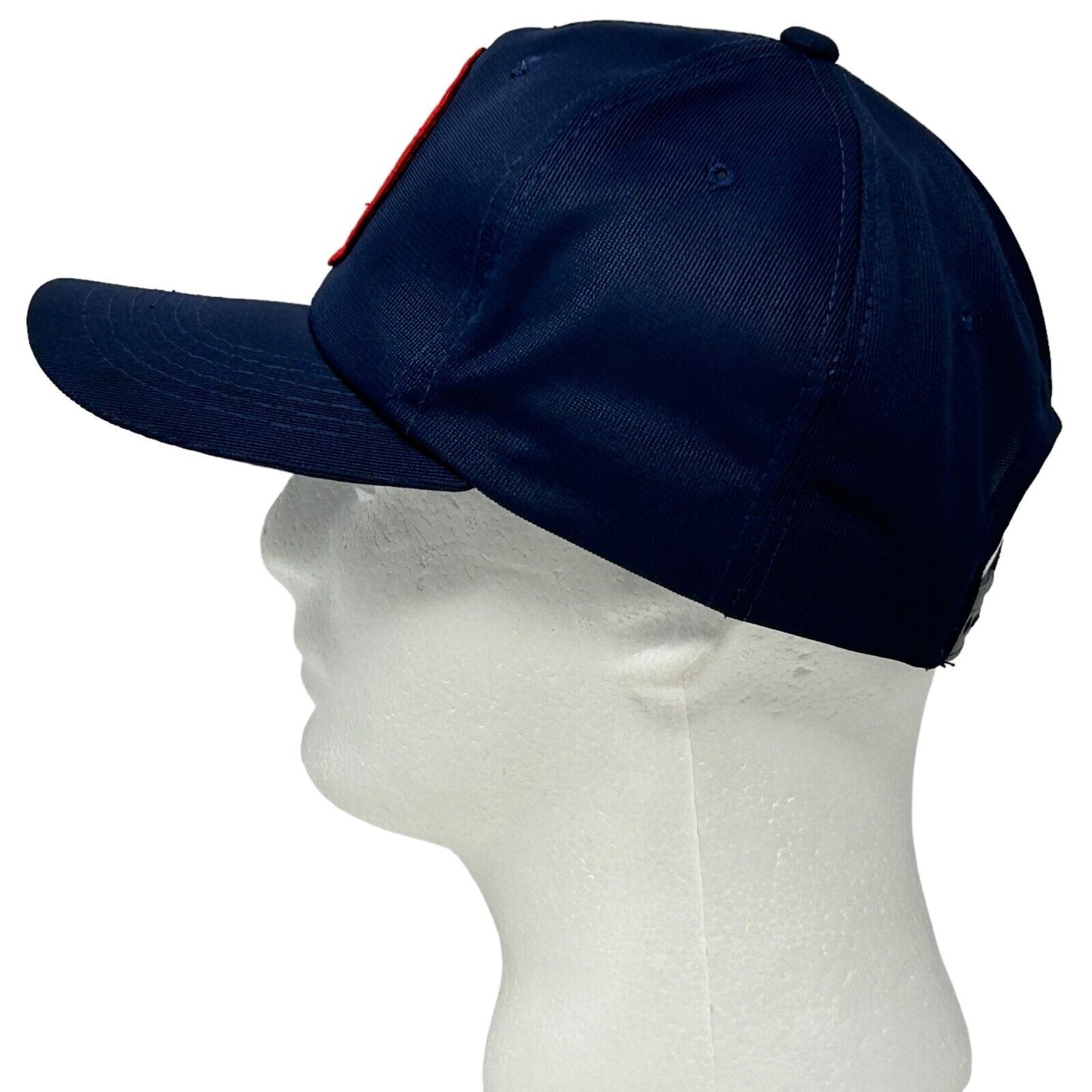 The Williams Patent Crusher Pulverizer Co Vintage 80s Hat Blue Baseball Cap