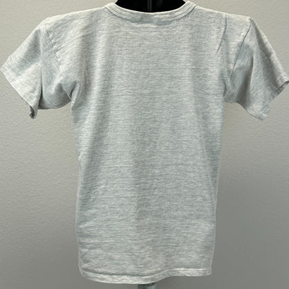 Vintage 90s Quads Bass Fishing Tournament T Shirt Lake Lonely NY Gray S Small