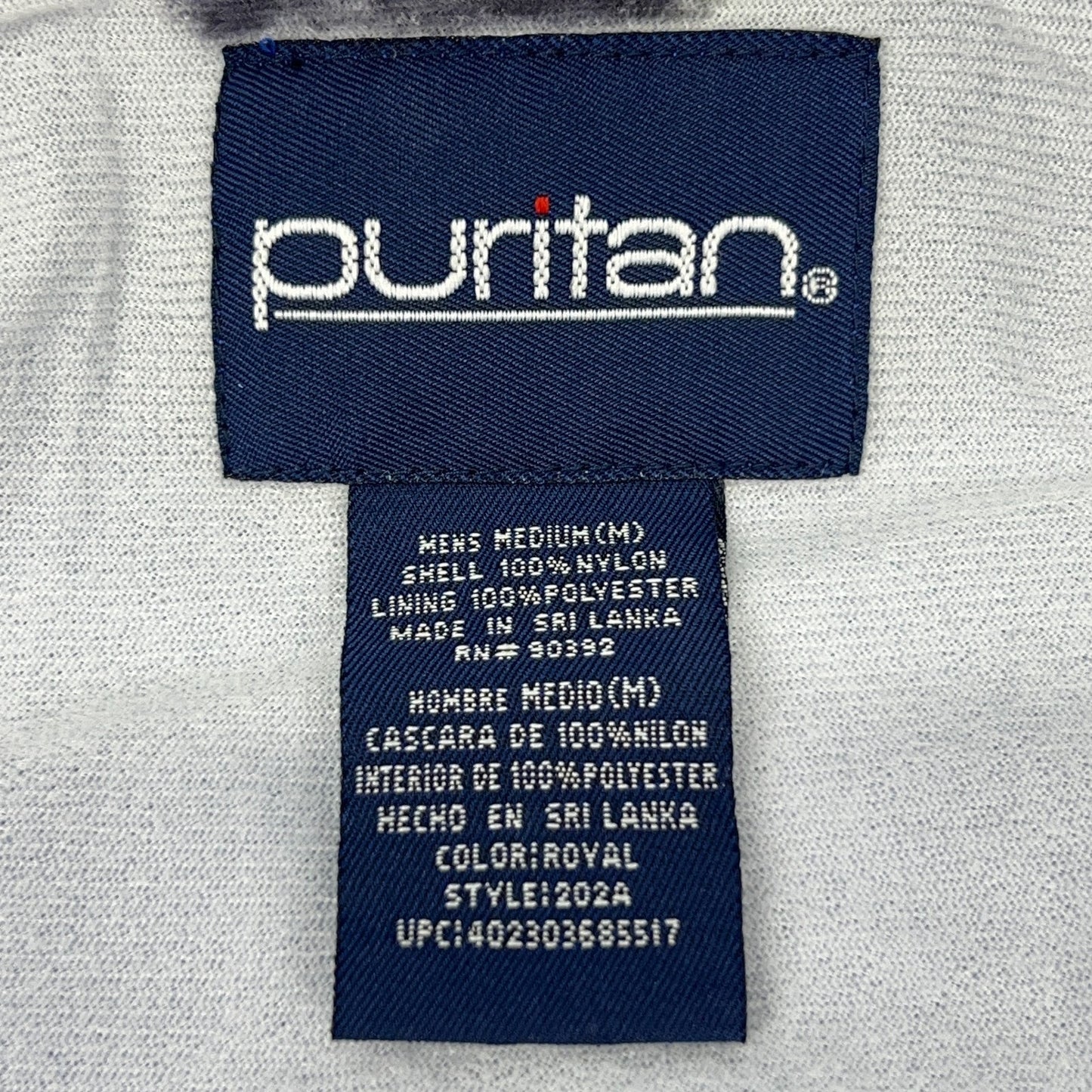 Vintage Y2Ks Jazz Jubilee Sacramento 2001 Windbreaker Jacket Blue Mens M Medium