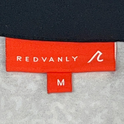 REDVANLY Golf Polo Shirt Mens M Medium Black Short Sleeve Golfer Golfing Stretch