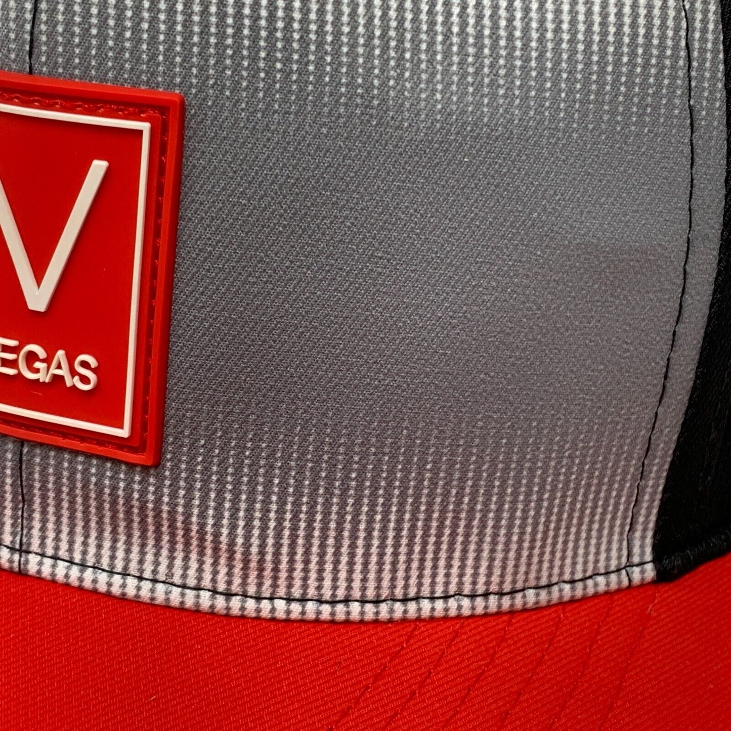 Las Vegas Snapback Hat Black Red White Casino Gambling 6 Six Panel Baseball Cap
