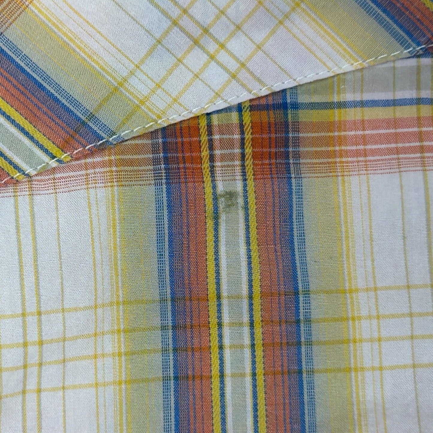 Camisa vaquera occidental para hombre, color naranja, estilo vintage de los años 90, con botones de presión de perlas, talla 2XL XXL