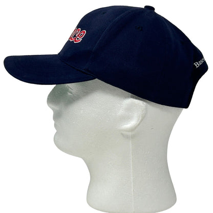 Gorra de béisbol francesa de algodón azul Ksar con seis paneles y cierre a presión