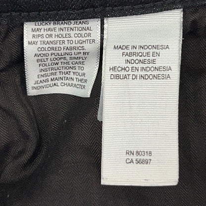 Lucky Brand Denim Jeans Athletic Fit Big and Tall Stretch Black Mens 52x31