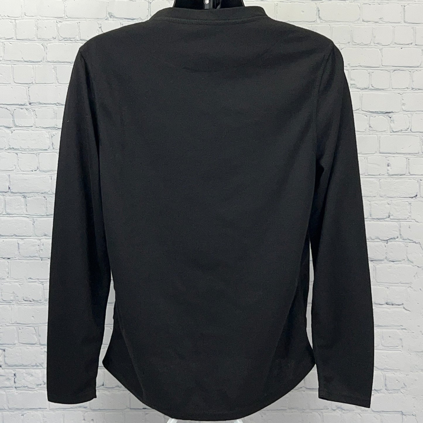 Omni-Wool Base Layer T Shirt L Large Black Long Sleeve Wool Blend Hiking Hiker