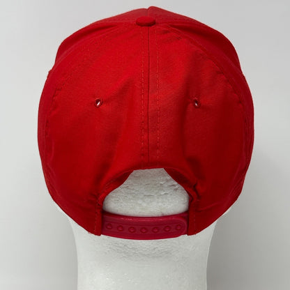 Vintage Operation Desert Storm Hat Cap Red 90s War Military Troops Snapback