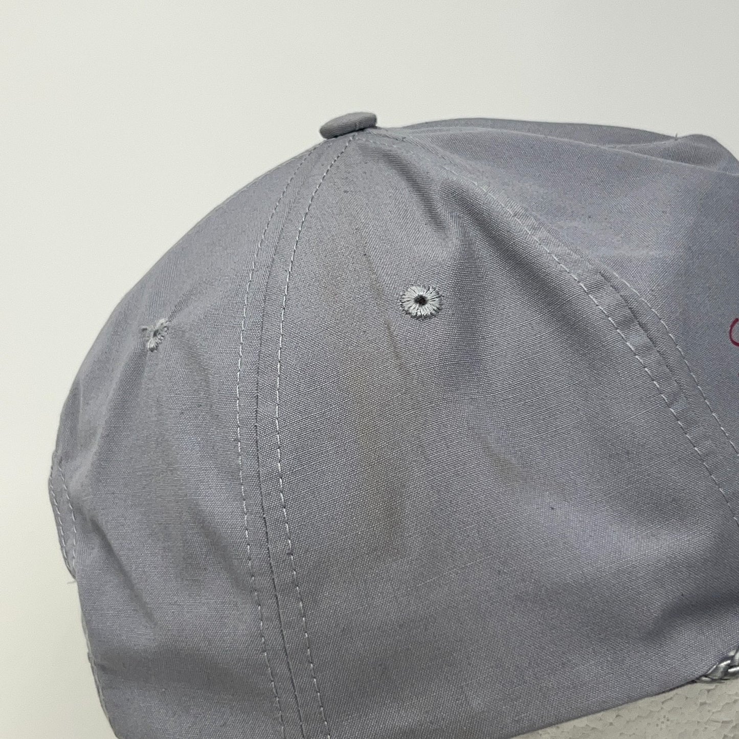 Vintage 90s Sonoma Marin Credit Union Hat Baseball Cap Patelco Snapback Gray
