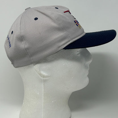 Vintage 90s Ketchikan Air Best In The Bush Hat Baseball Cap Alaska Snapback Gray