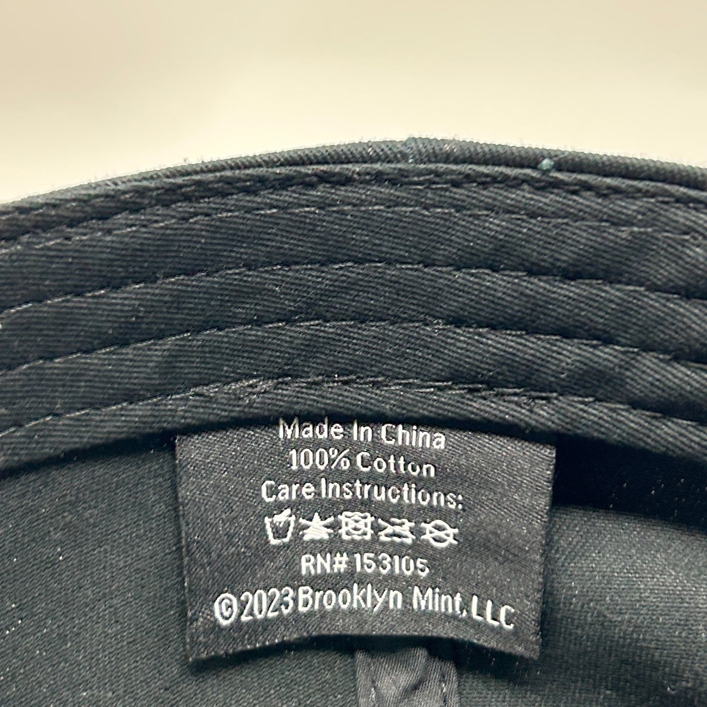 The Notorious BIG Hat Baseball Cap Biggie Smalls Rap Hip Hop Snapback Black