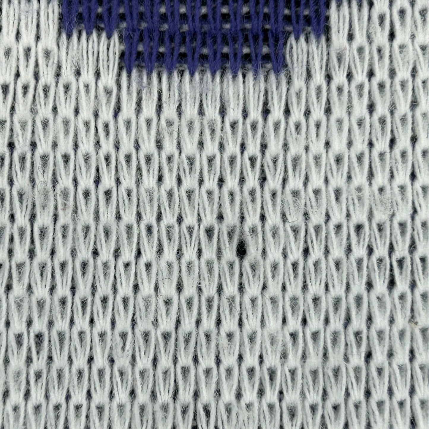 Hilton Vintage 90s Knit Sweater Purple White Geometric Made In USA Medium