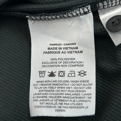 Las Vegas Raiders Polo Shirt Gray NFL Short Sleeve Nike Dri Fit Mens L Large