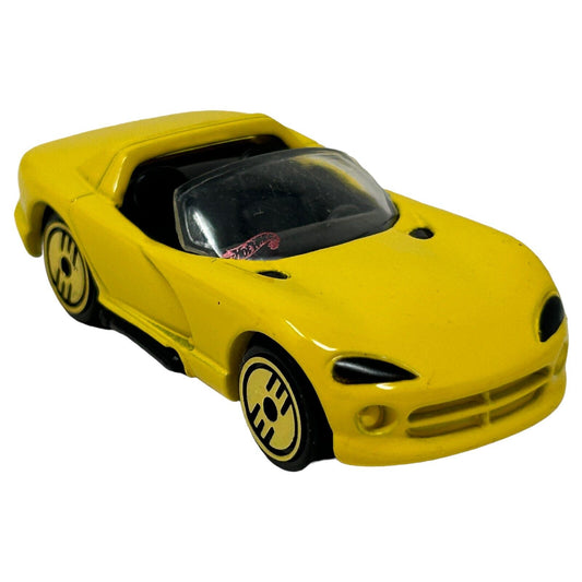 Dodge Viper RT 10 Hot Wheels Diecast Car Vintage 90s Yellow Convertible Vehicle