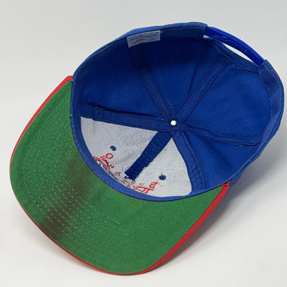 Vintage 90s Buffalo Bills Hat Baseball Cap Team NFL Football AJD Snapback Blue