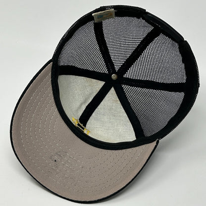 Vintage 80s Pittsburgh Pirates Trucker Hat Baseball Cap MLB Mesh Snapback Black