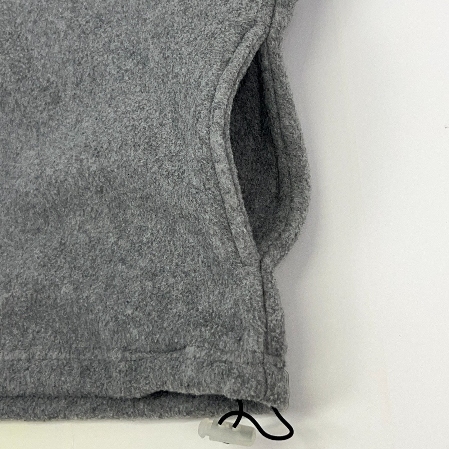 Cannery Casino Hotel Las Vegas 1/4 Zip Fleece Jacket M Medium Gray Pockets