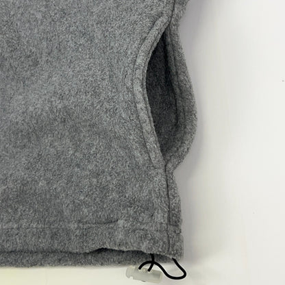 Cannery Casino Hotel Las Vegas 1/4 Zip Fleece Jacket M Medium Gray Pockets