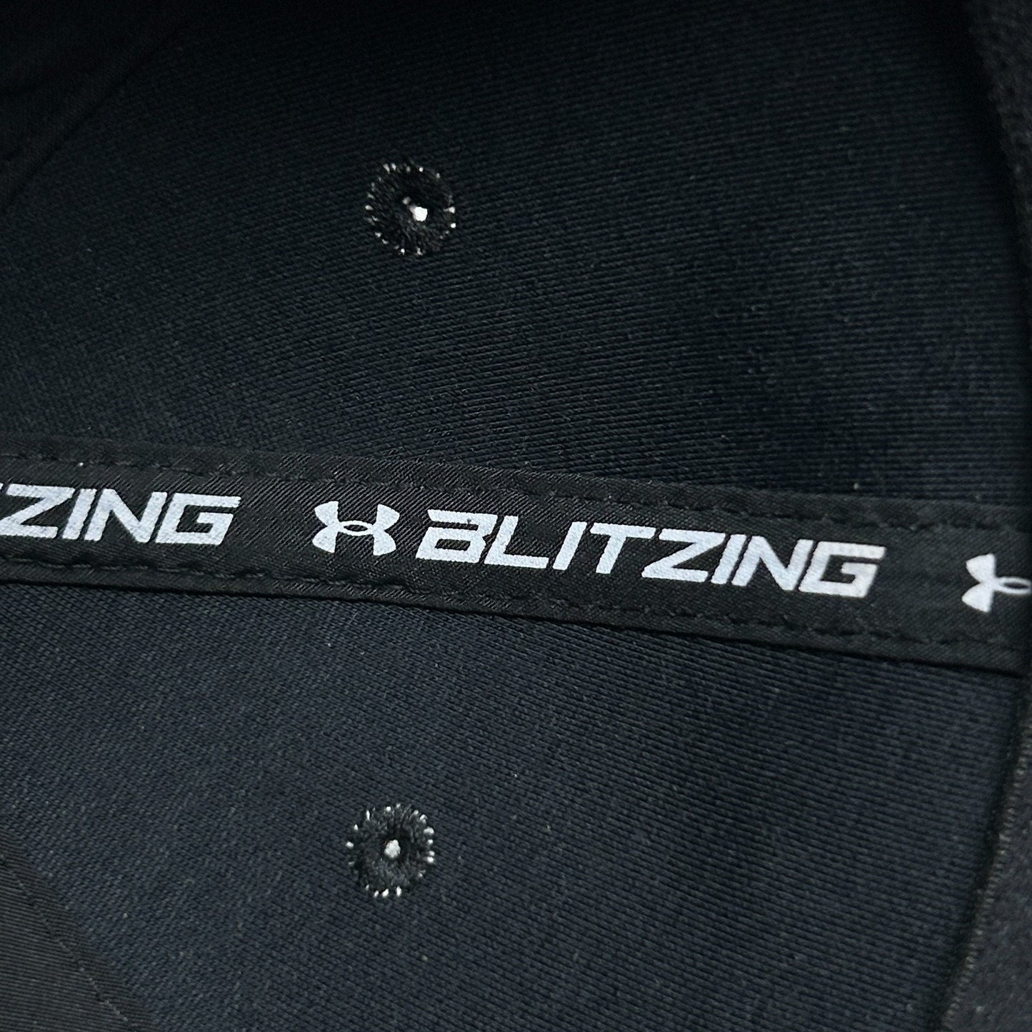 Under Armour UA Freedom Hat Baseball Cap Patriotic USA Black Flex Fitted S-M