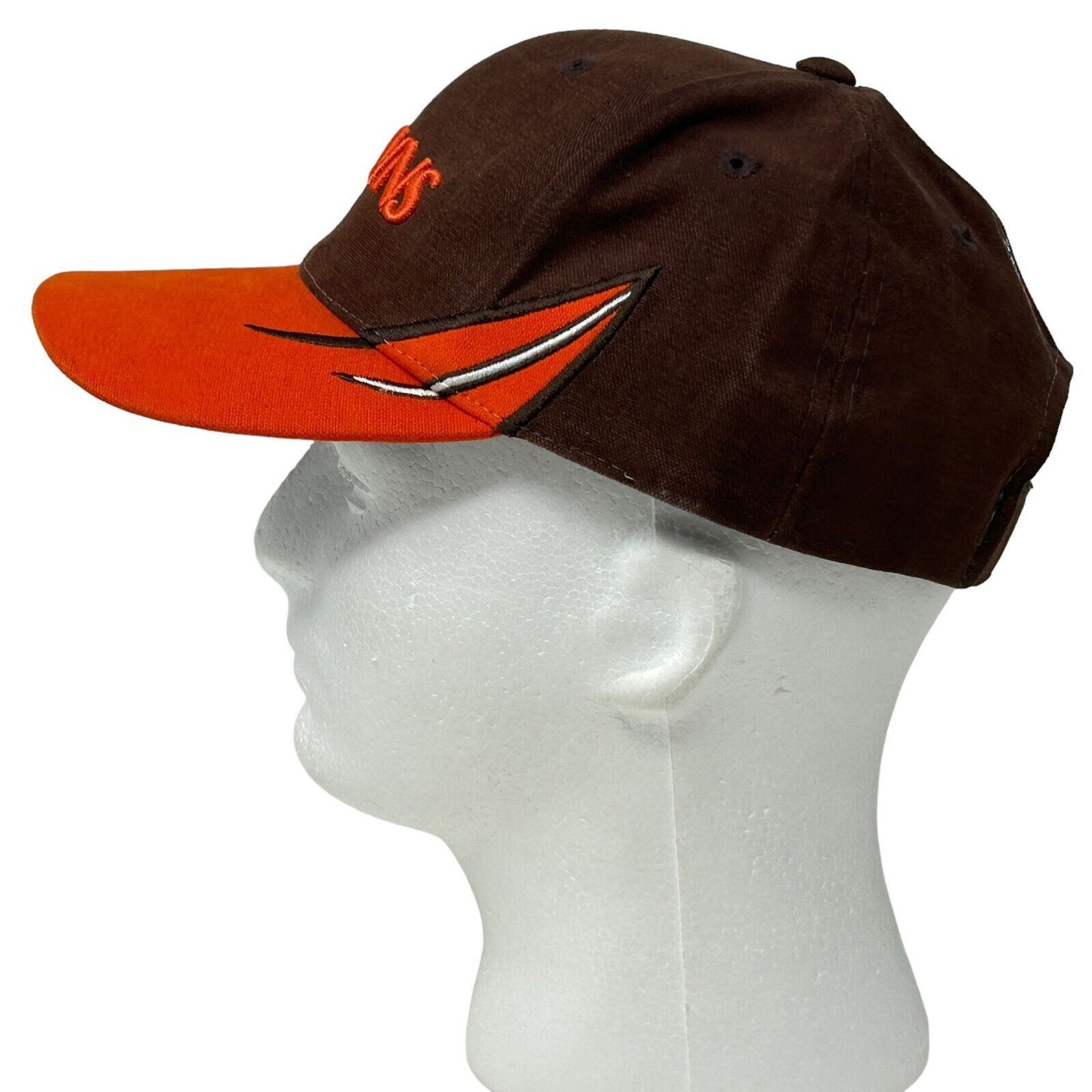 Cleveland Browns Hat Vintage Y2Ks Brown NFL Football Strapback Baseball Cap