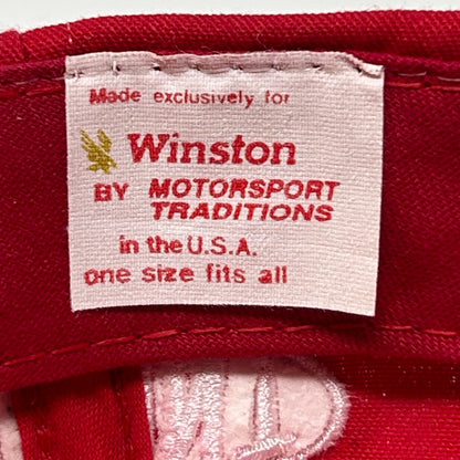 Vintage 90s NASCAR Jeff Gordon Hat Baseball Cap 1995 Winston Cup Snapback Red