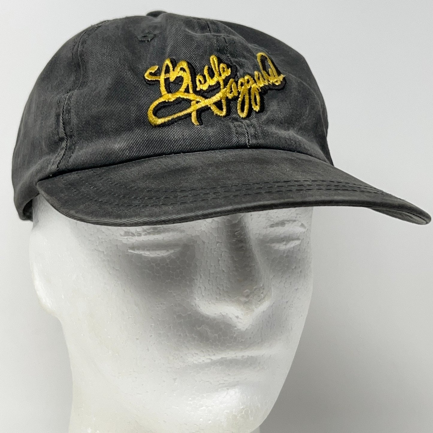 Vintage 90s Merle Haggard Dad Hat Baseball Cap Country Western Strapback Black