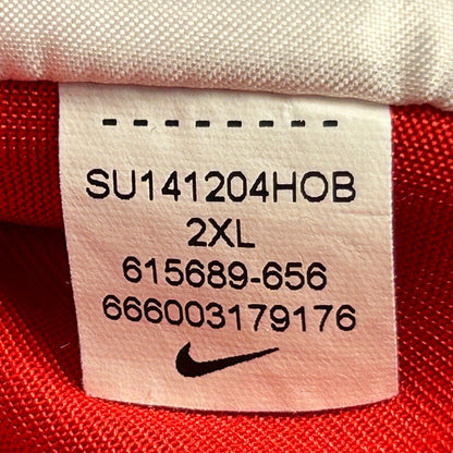 UNLV Runnin' Rebels Football Nike Polo T Shirt 2XL NCAA Dri Fit Tee Mens Red