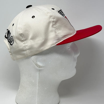 Vintage SPFC Sao Paulo FC Hat Baseball Cap Brazil Brasil Soccer Snapback White