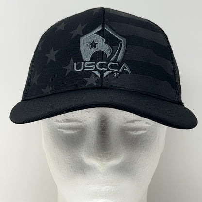 USCCA Trucker Hat Baseball Cap Concealed Carry Guns Firearms Mesh Snapback Black