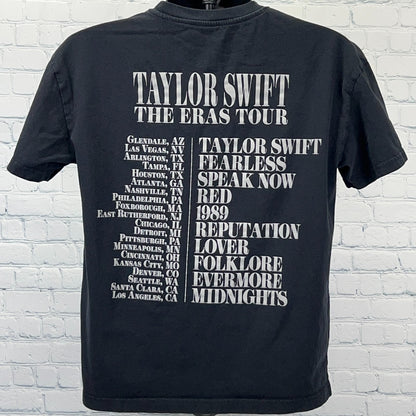 Taylor Swift The Eras Tour T Shirt Concert Short Sleeve Official Black S Small