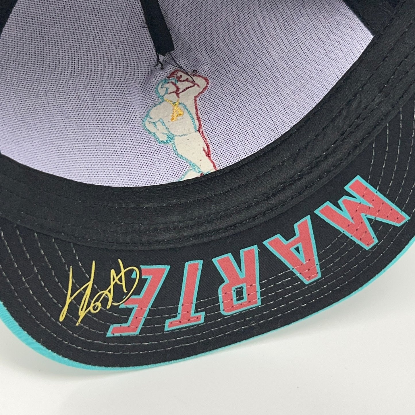Arizona Diamondbacks Ketel Marte Hat Baseball Cap SGA MLB Snapback Blue 5 Panel