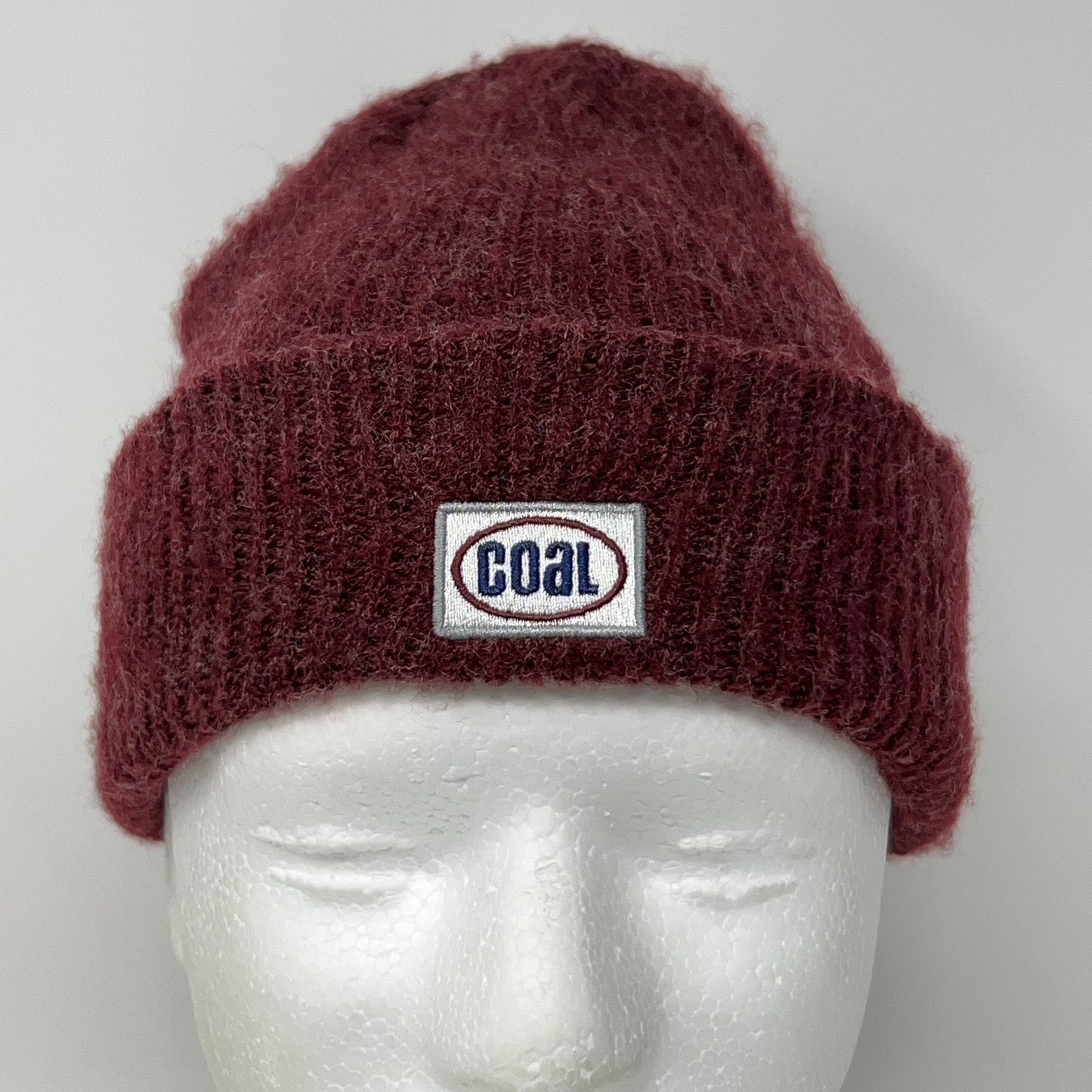 Coal Headwear The Earl Beanie Winter Hat Toque Flip Cuffed Red Logo Outdoor