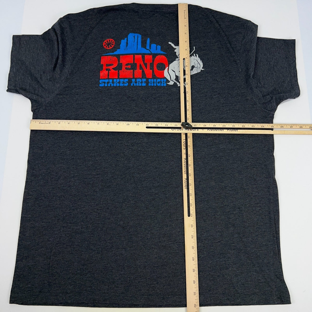 Bass Pro Shops Reno Nevada Stakes Are High T Shirt 2XL XXL Cowboy Rodeo Tee