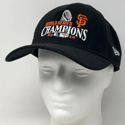 San Francisco Giants 2014 WS Champions Hat Baseball Cap New Era Black Strapback