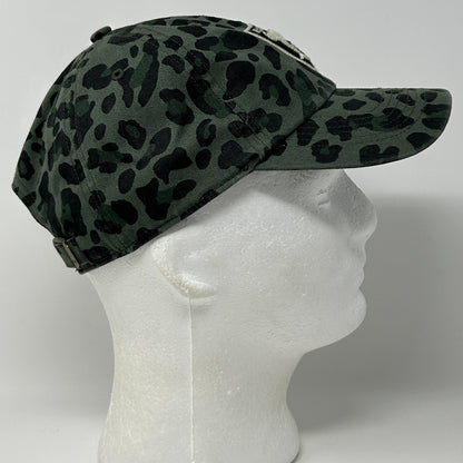 Las Vegas Raiders Hat Baseball Cap Cheetah Jaguar Leopard Print Strapback Green