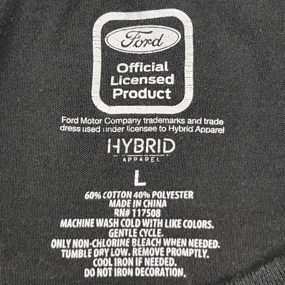 Ford Mustang 1965 Fastback T Shirt L Large Sleeveless Muscle Car Graphic Tee