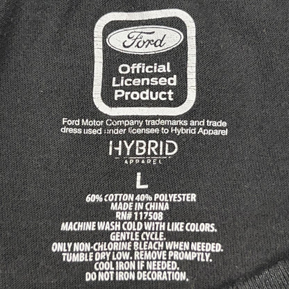Ford Mustang 1965 Fastback T Shirt L Large Sleeveless Muscle Car Graphic Tee