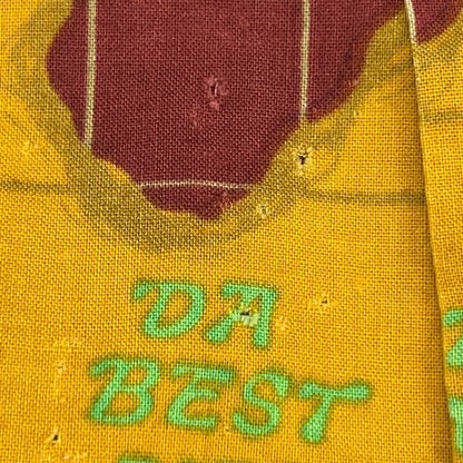 Vintage 70s Primo Hawaiian Beer Button Front Camp Shirt Brewery Yellow L Large