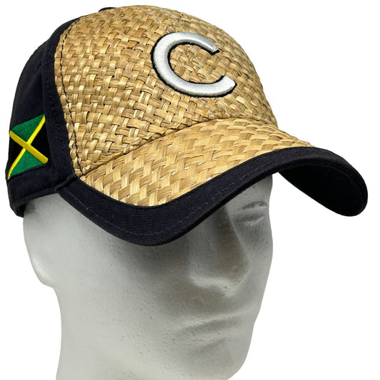 Chicago Cubs Straw Wicker Jamaican Hat Caribbean Vacation Strapback Baseball Cap