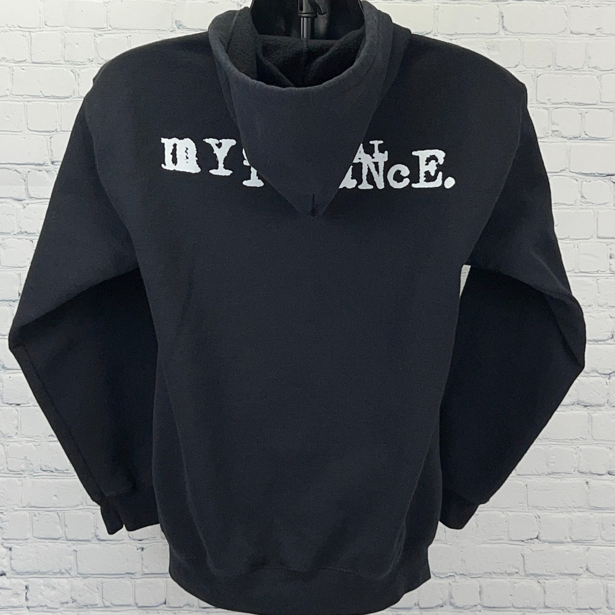 My Chemical Romance M Medium Hoodie Black Love Will Tear Us Apart Three Cheers