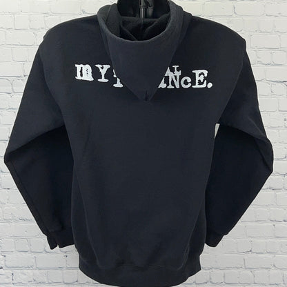 My Chemical Romance M Medium Hoodie Black Love Will Tear Us Apart Three Cheers