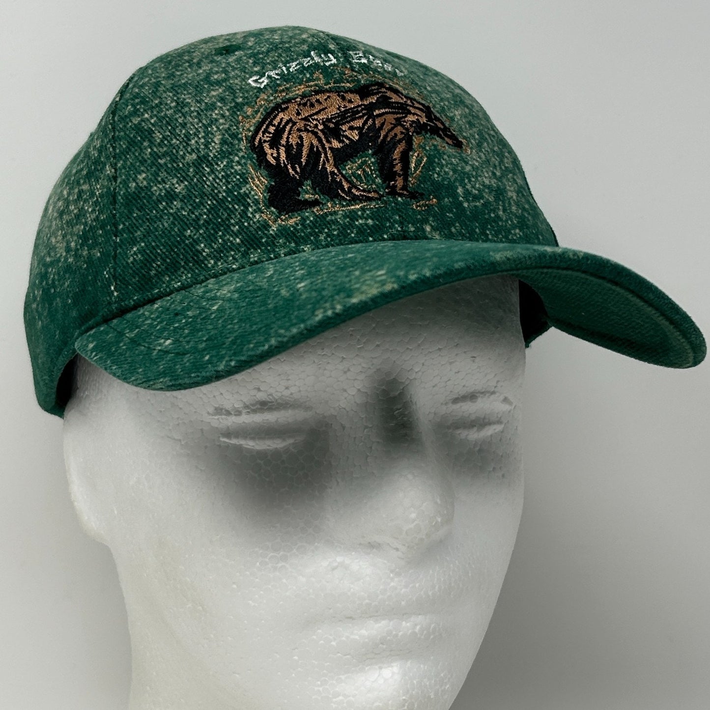 Grizzly Bear Disneys California Adventure Hat Baseball Cap Strapback Green
