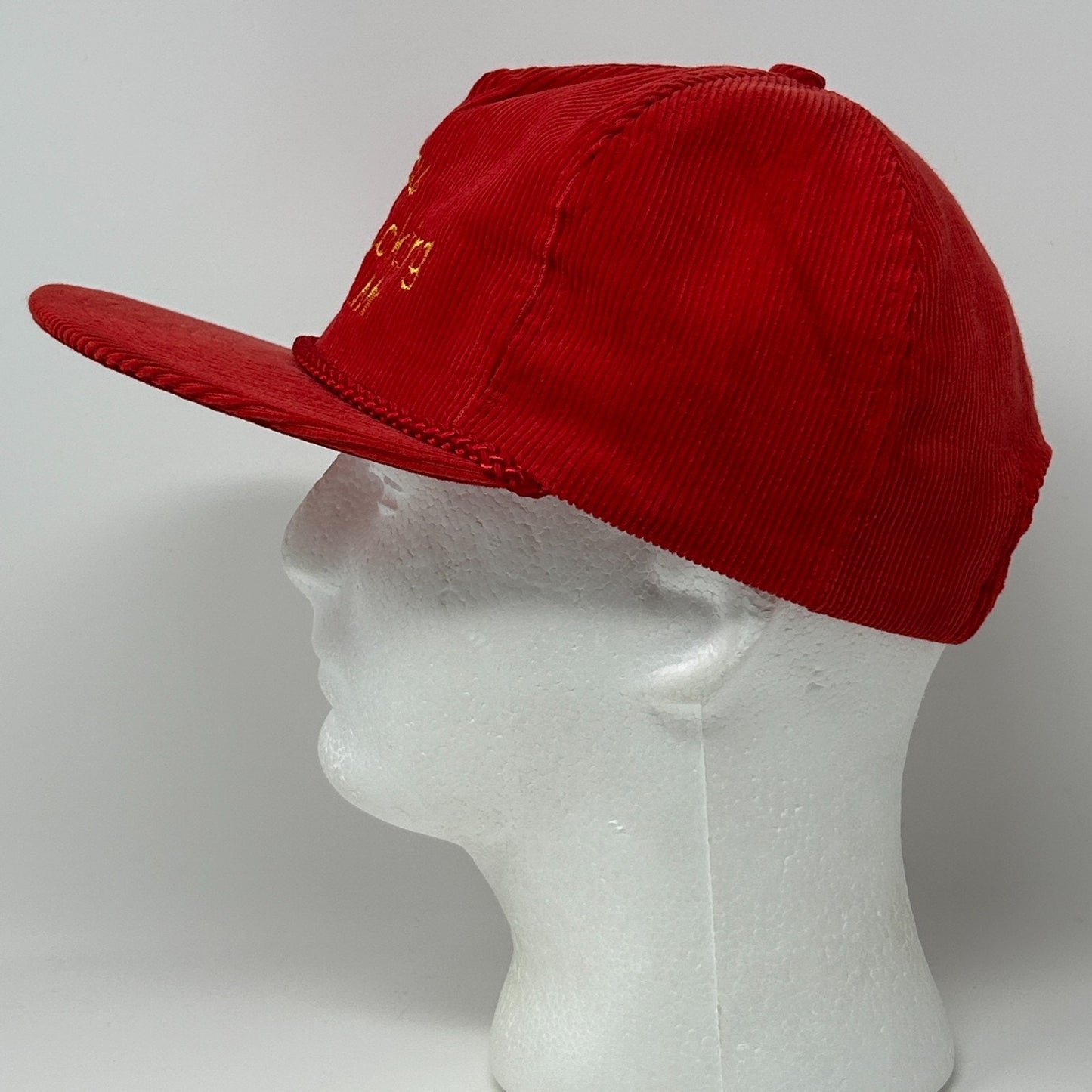 Vintage 80s Beskau Trucking Hat Baseball Cap Hastings Minnesota Strapback Red