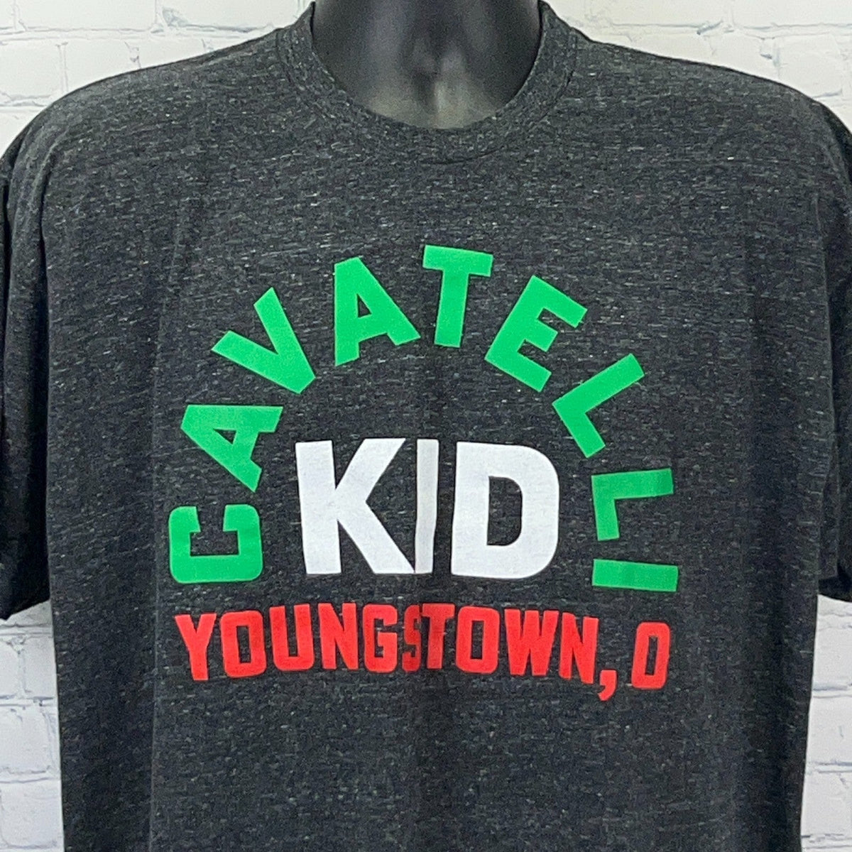 Cavatelli Kid Youngstown Clothing Co Ohio Italian Gray T-Shirt Unisex XL X-Large