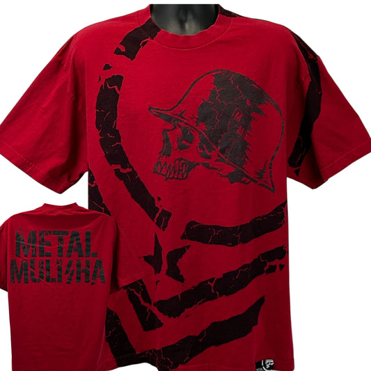 Vintage Y2Ks Metal Mulisha T Shirt Biker Supercross MMA Motocross Red XL X-Large
