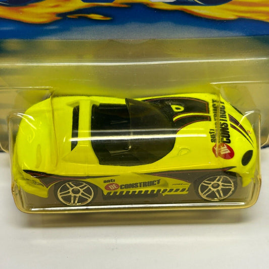 Dodge Viper RT/10 Hot Wheels Collectible Diecast Car Yellow Vintage Y2Ks New
